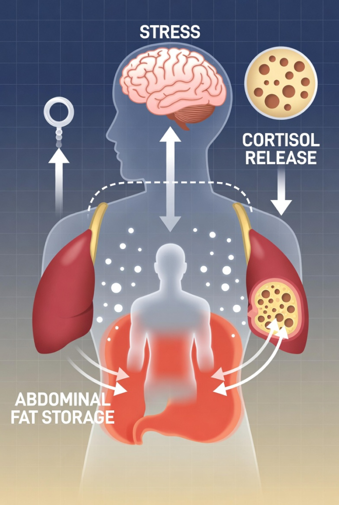 Cortisol-Weight Gain Connection