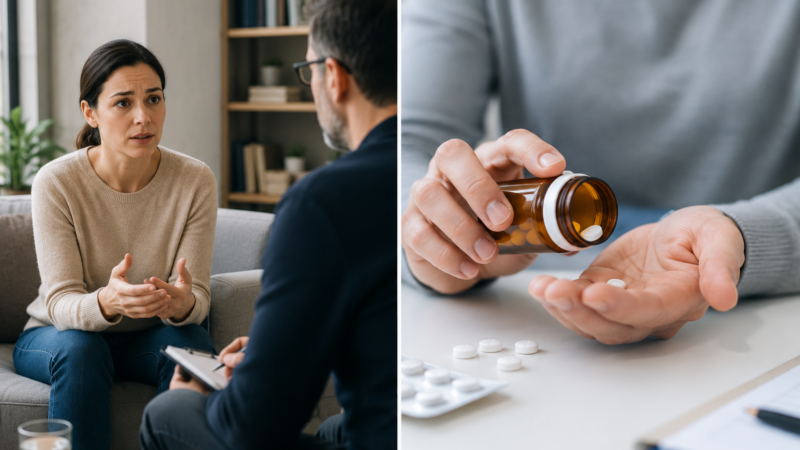 Which Is Better for Anxiety: Therapy or Medication?