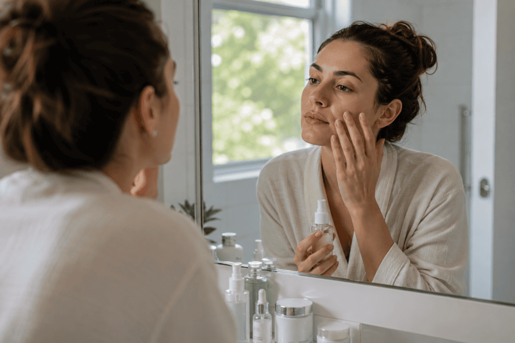 What to expect from a glowing skin routine, and when results usually show up