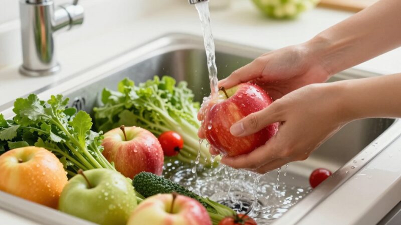 How to Wash Fruits and Vegetables After Cyclospora